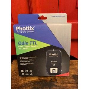 NIB Phottix Photography Specialists Odin TTL Flash Trigger Receiver Canon Camera